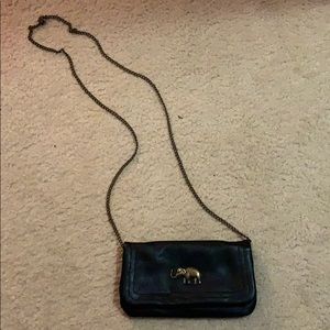Francesca Black Clutch